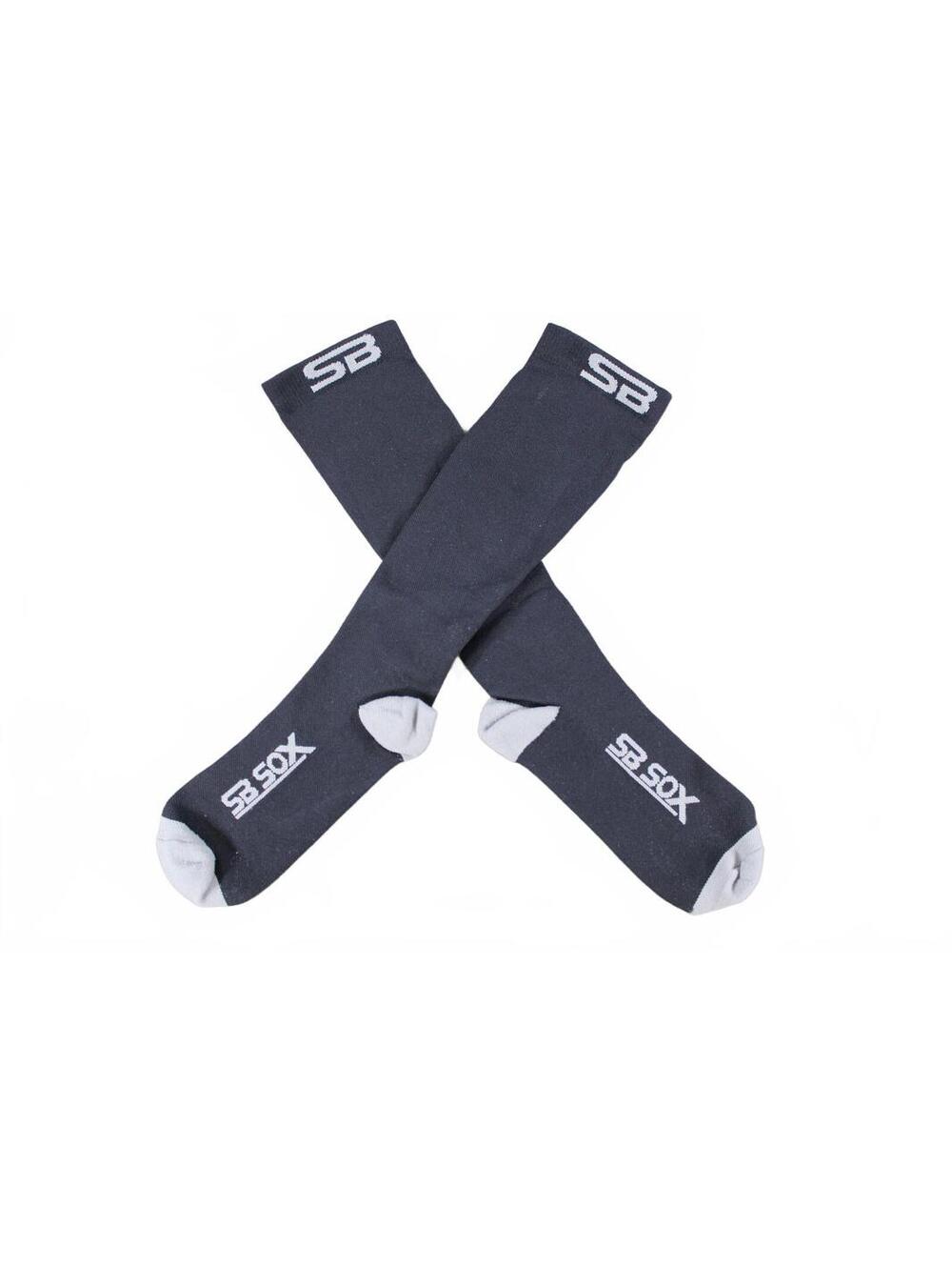 SB SOX Gray Compression Socks Large Athletic Support New